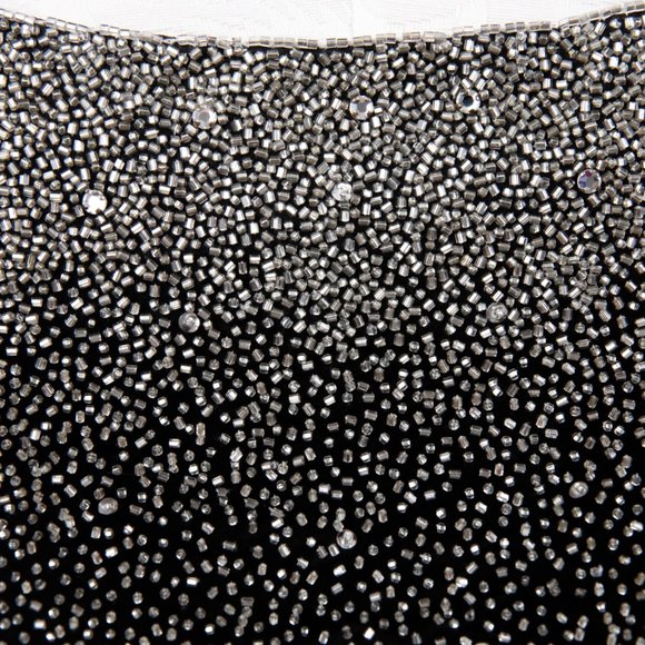 Vintage 50s 60s Formal Gown 6 Medium Hollywood Glam Princess Dress Black - Picture 2 of 9